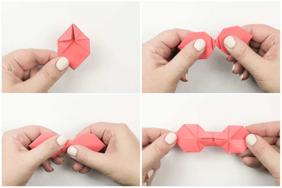 Easy Origami Bow Tie Tutorial