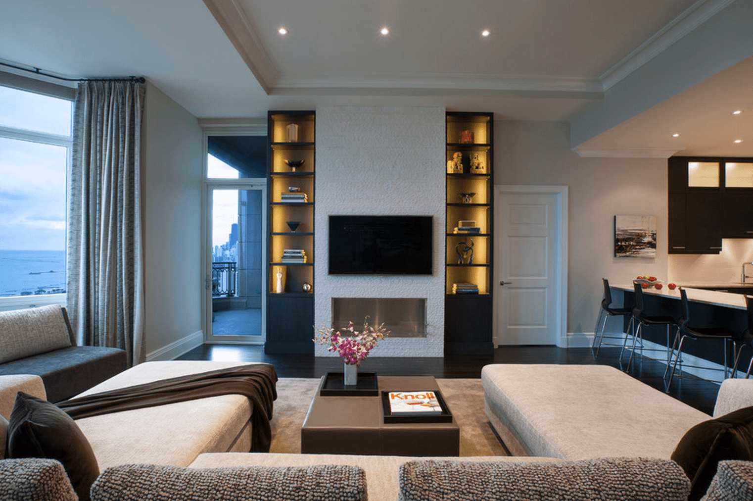 Beautiful Living Rooms With Built In Shelving