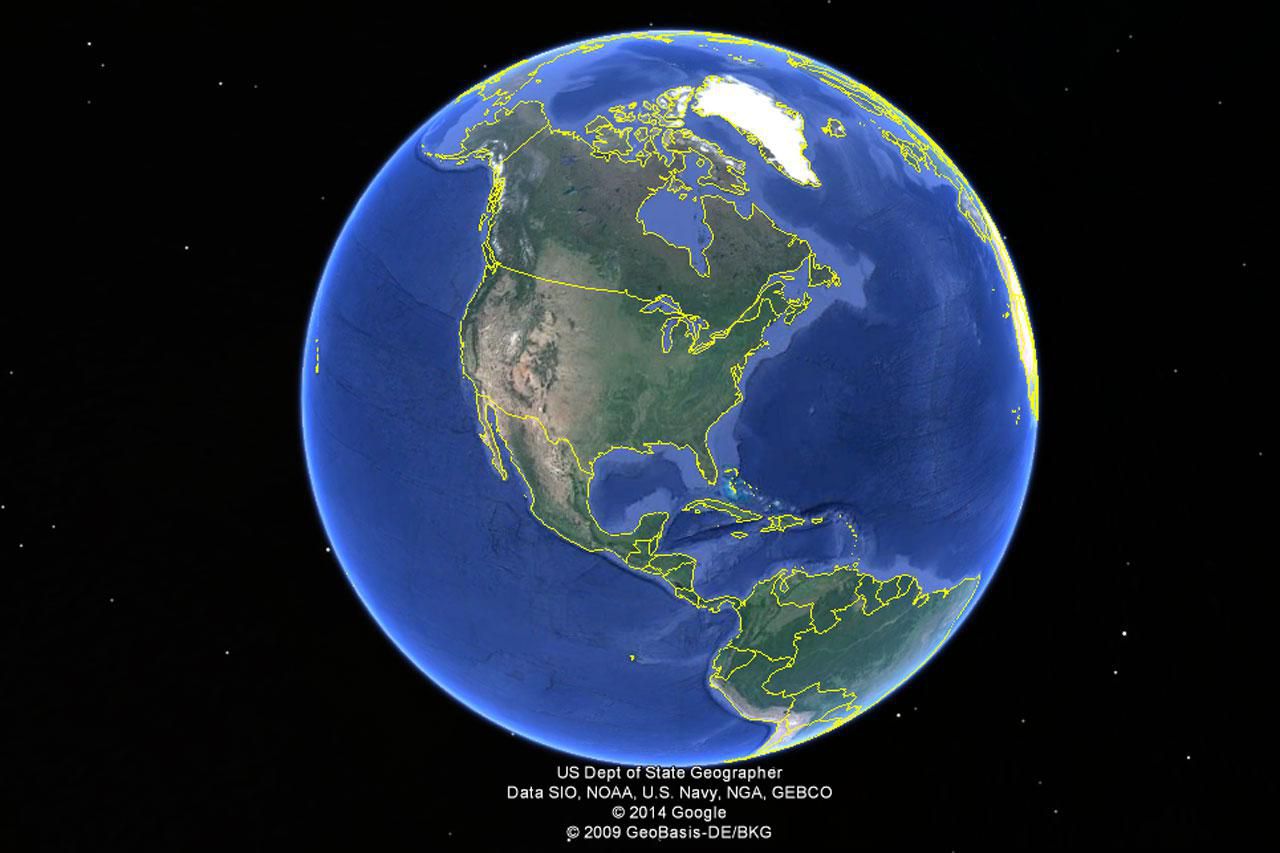 google earth itinerary simulator