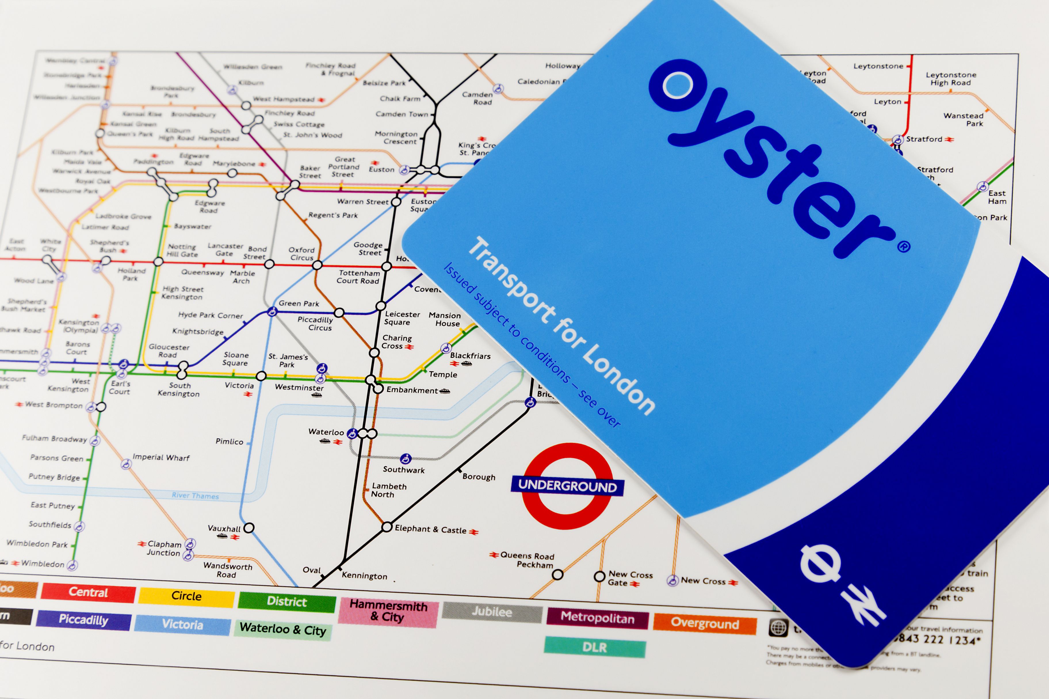 travel card and oyster