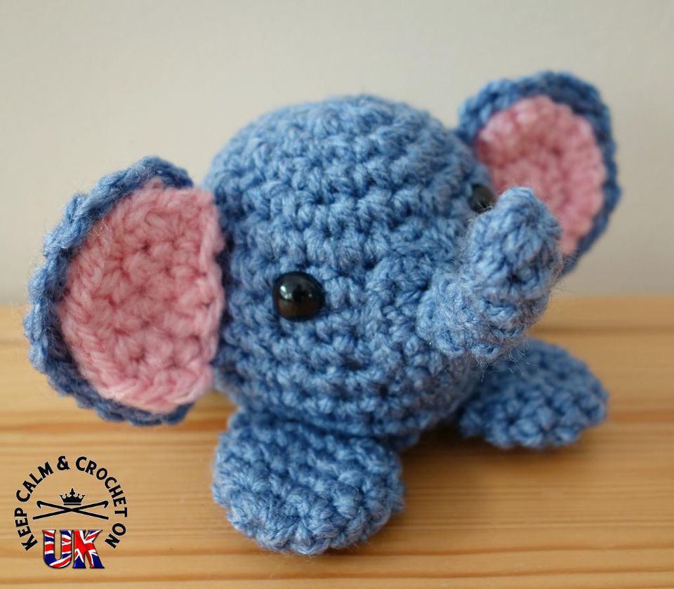 crochet stuffed elephant pattern