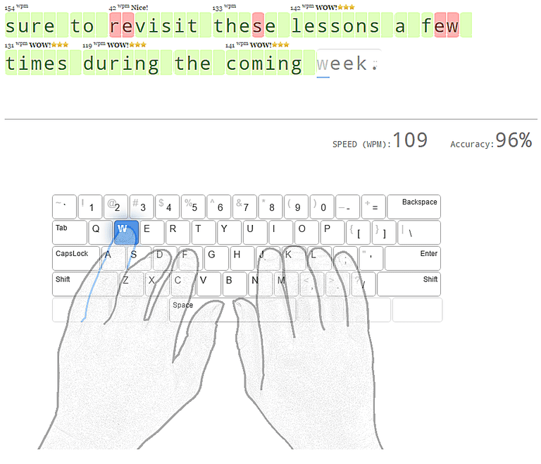 free typing course for beginners