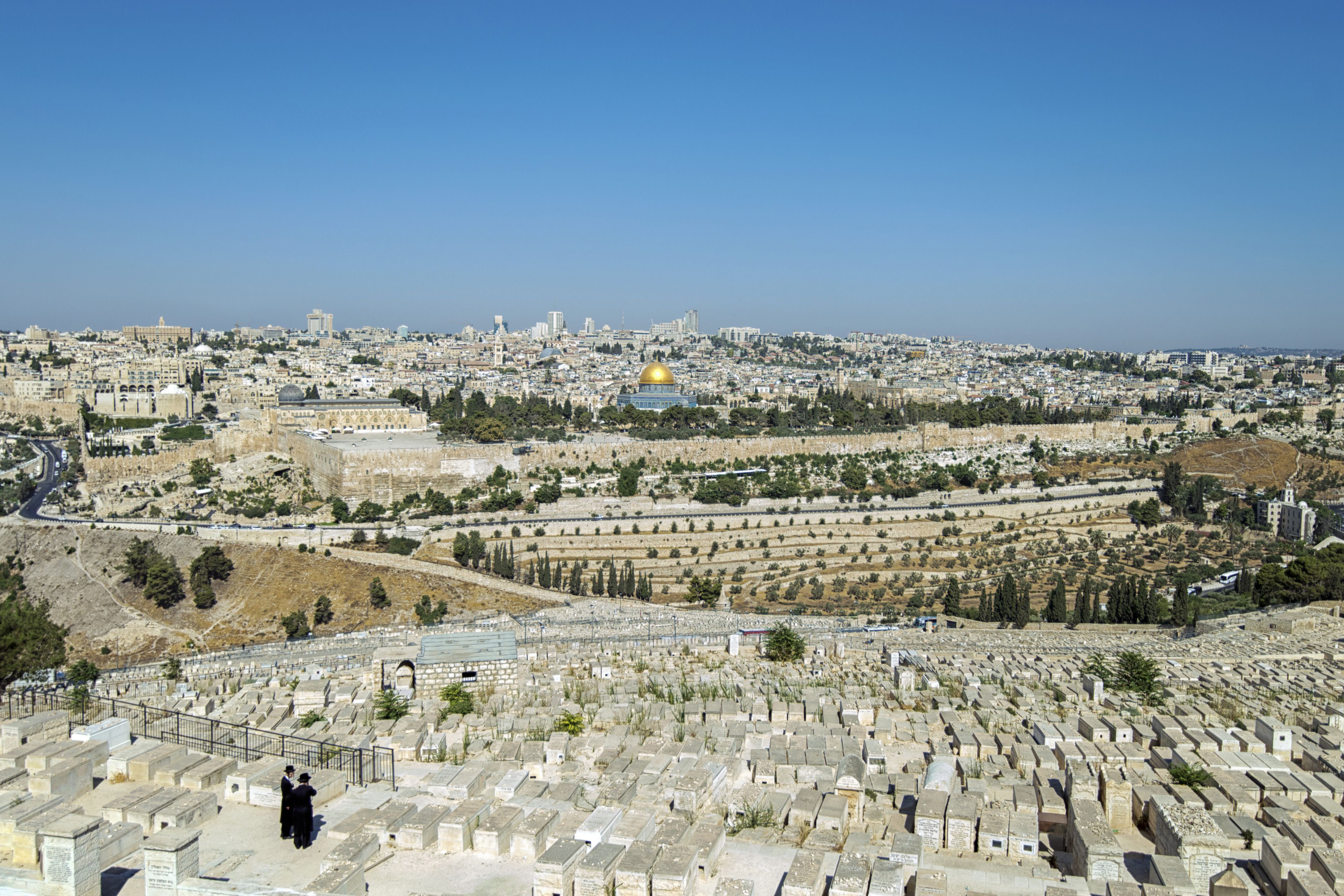 Walking the Mount of Olives in Jerusalem