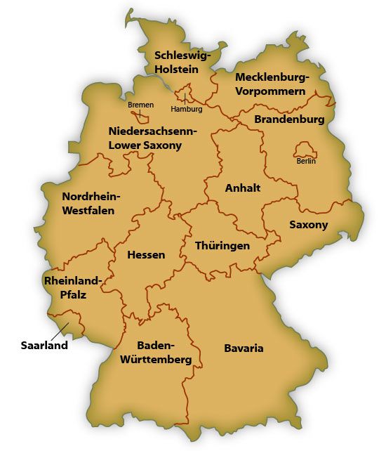 map-of-german-states