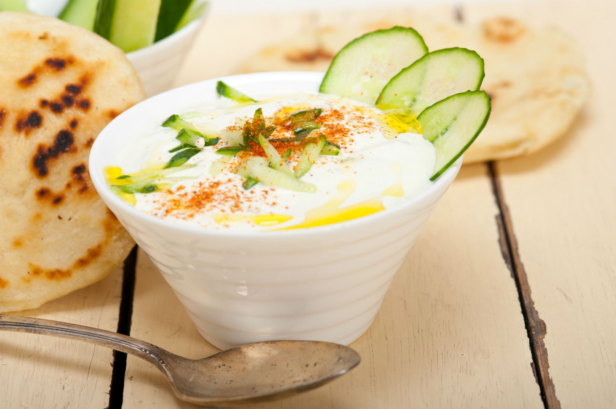 Easy Vegan Tzatziki Recipe - Greek Cucumber Dip