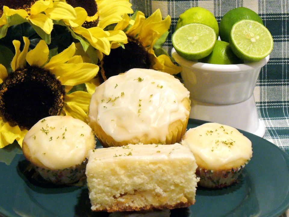 White Chocolate Key Lime Muffins or Cake Recipe