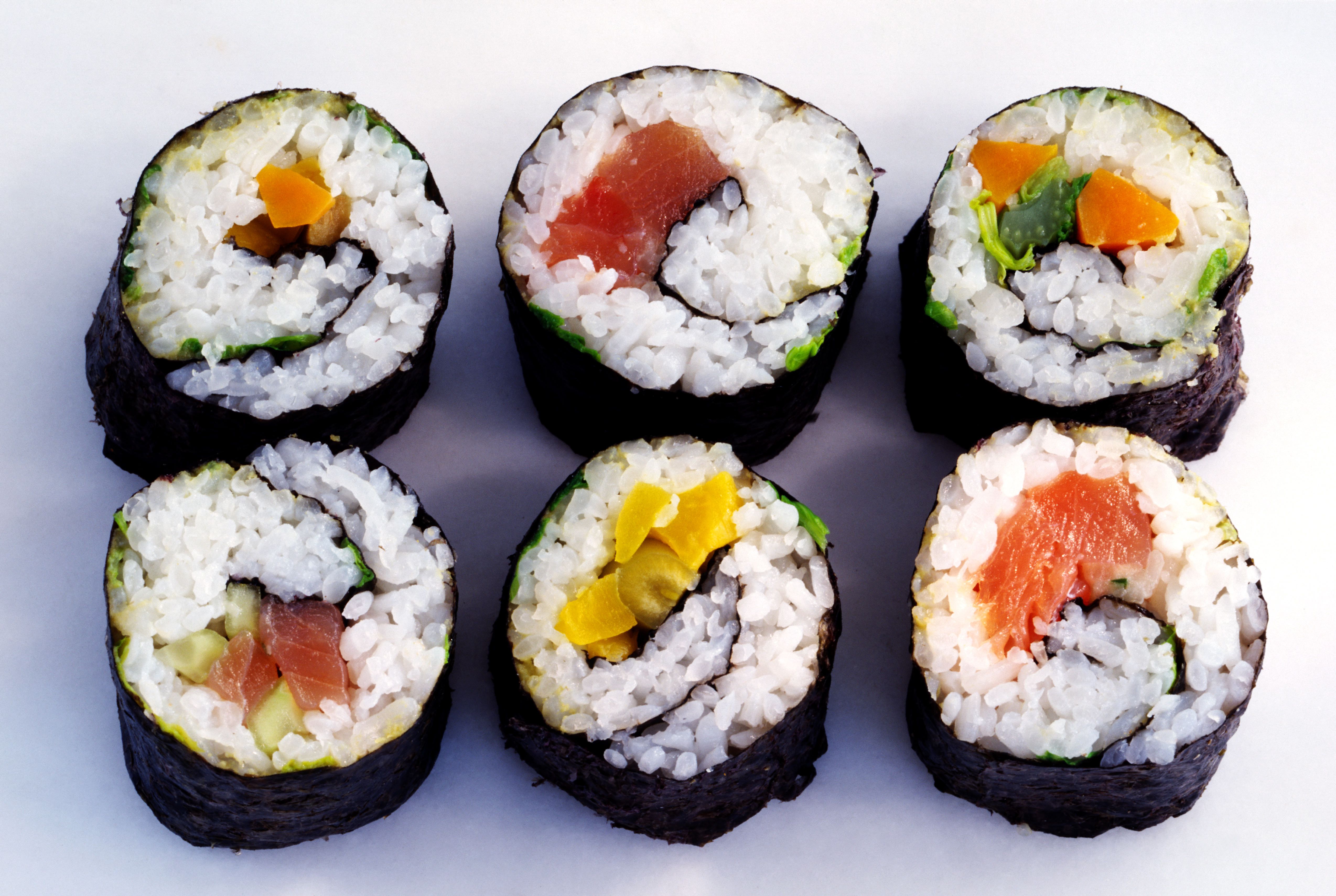 Japanese Sushi Roll (Makizushi) with Canned Tuna Salad