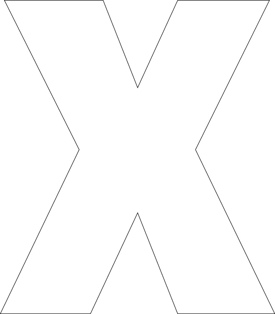 printable letter x outline print bubble letter x printable letter x