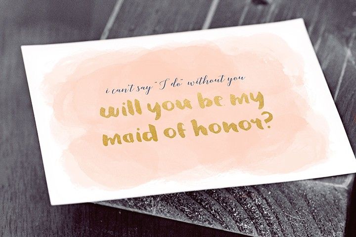 19 Free, Printable Will You Be My Bridesmaid? Cards