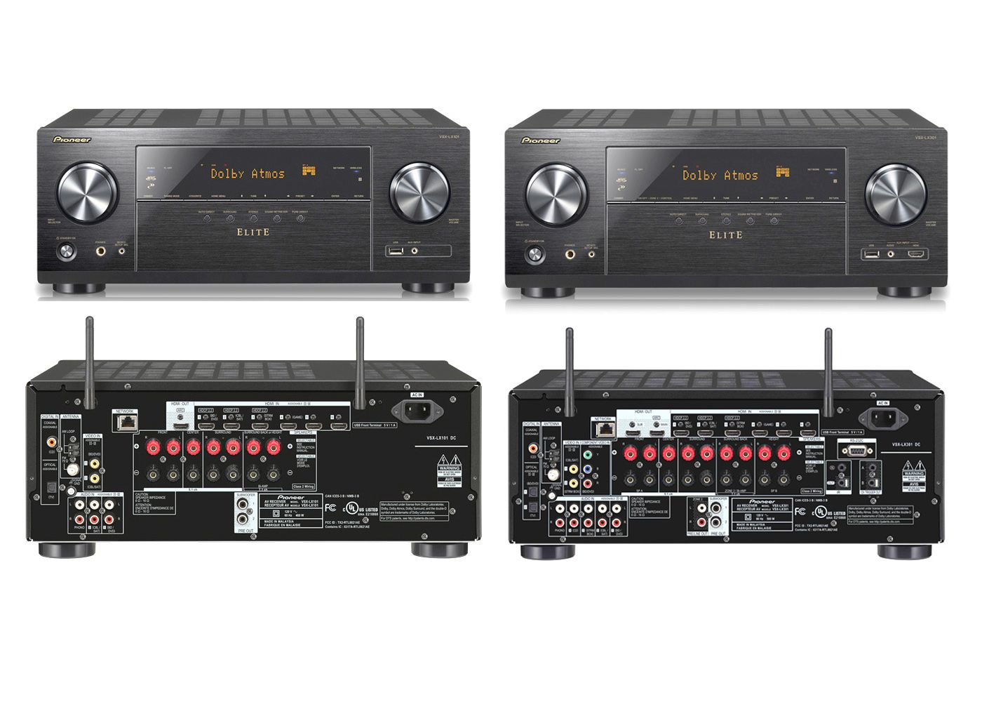 Pioneer's Elite VSX-LX101, LX301, SC-LX501 AV Receivers Profiled