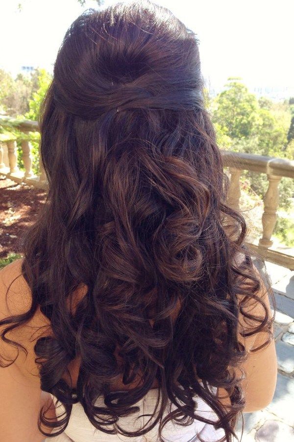 Long Hairstyles Pinned Back