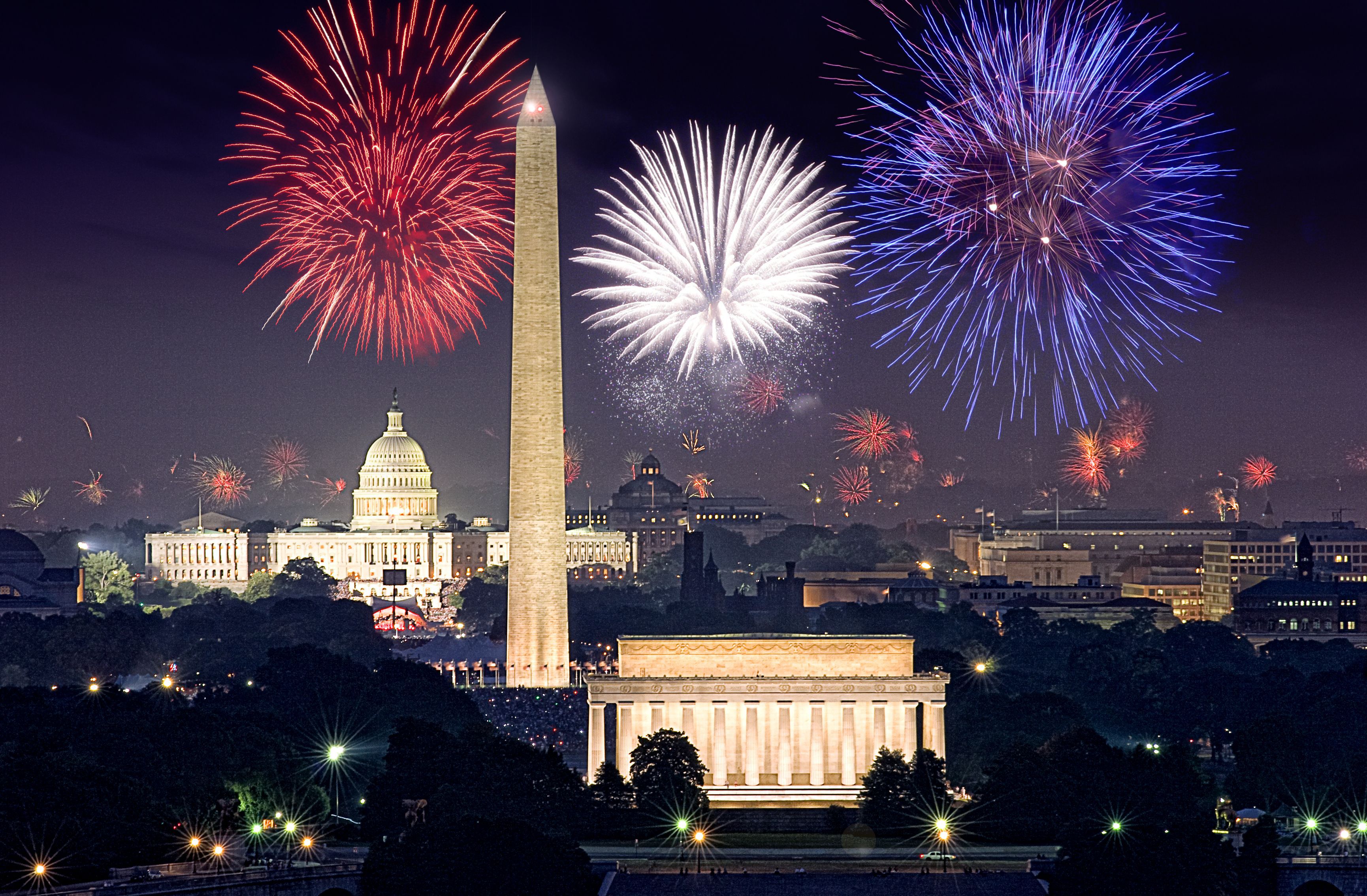 Fourth of July Fireworks 2017 in the Washington DC Area