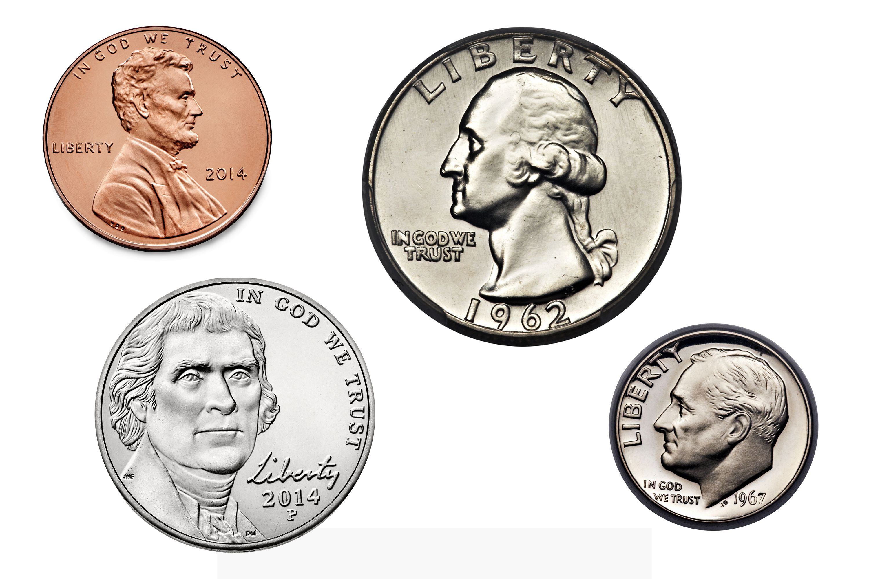 Quarter Nickel Dime Penny