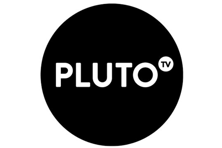 Screenshot of the Pluto TV website logo