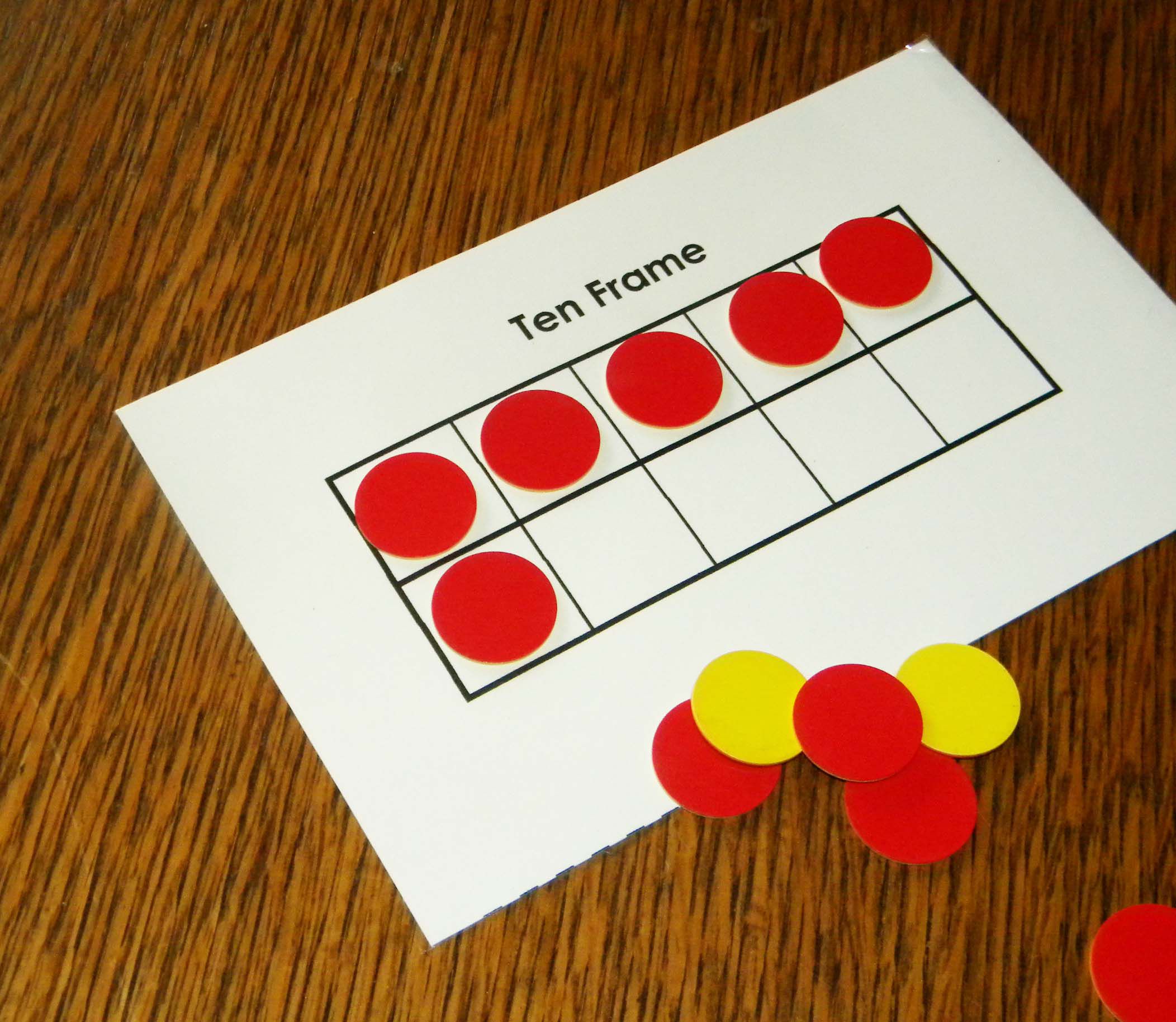 Ten Frames to Teach Number Sense