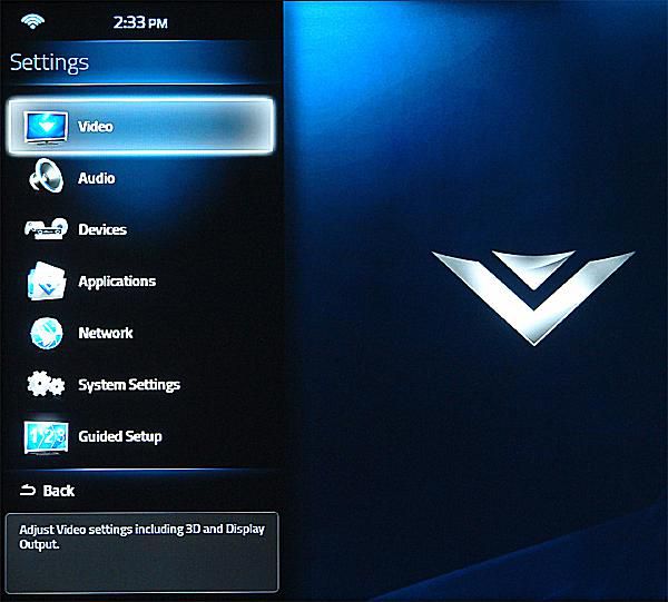 vizio tv 3d settings