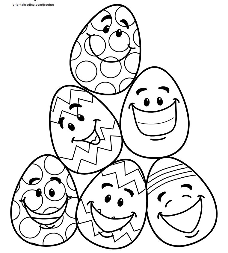 Free Coloring Pages Easter 4