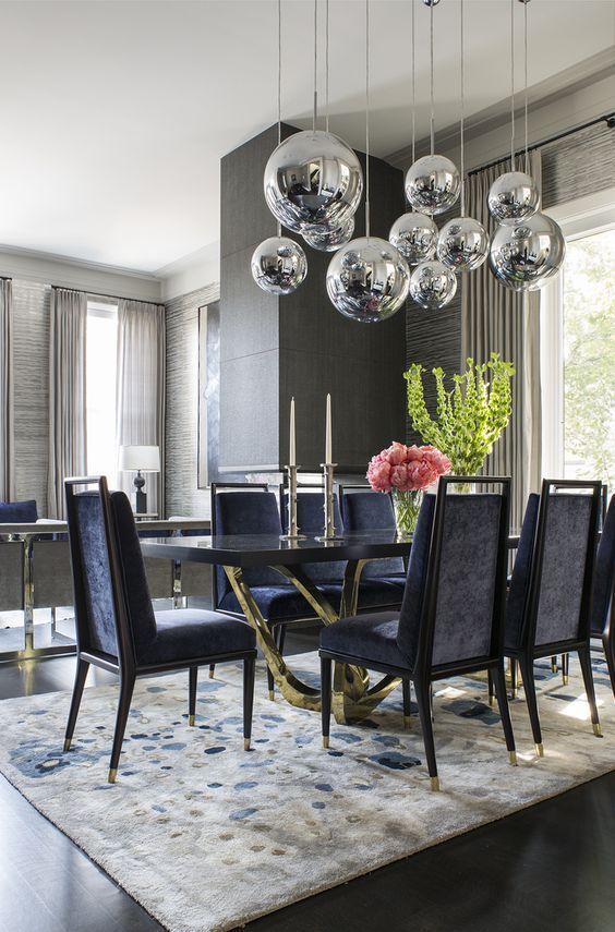 25 Fabulous Gray Dining Room Design Ideas