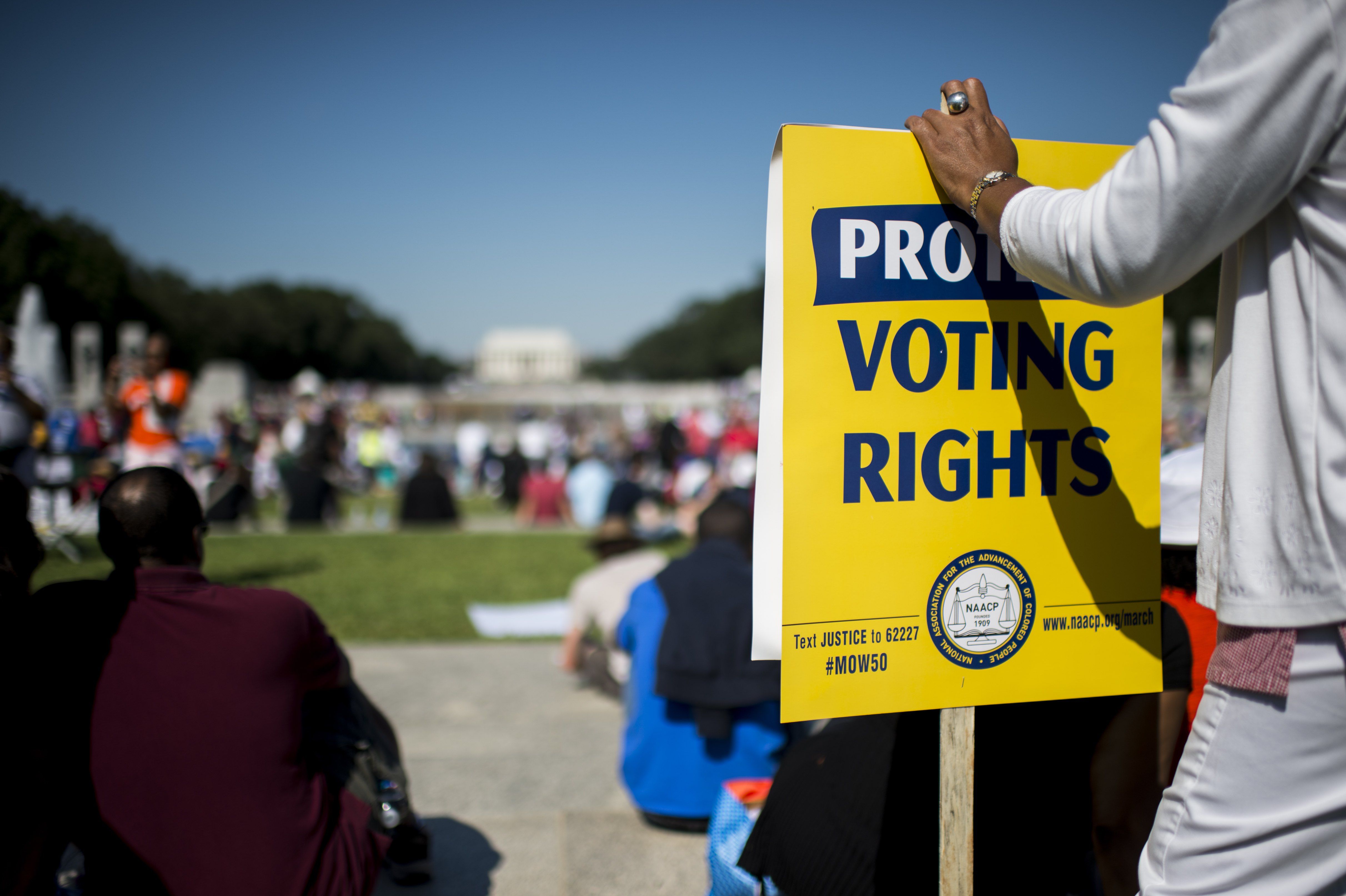 Voting rights. Vote picture. Voter Top view.