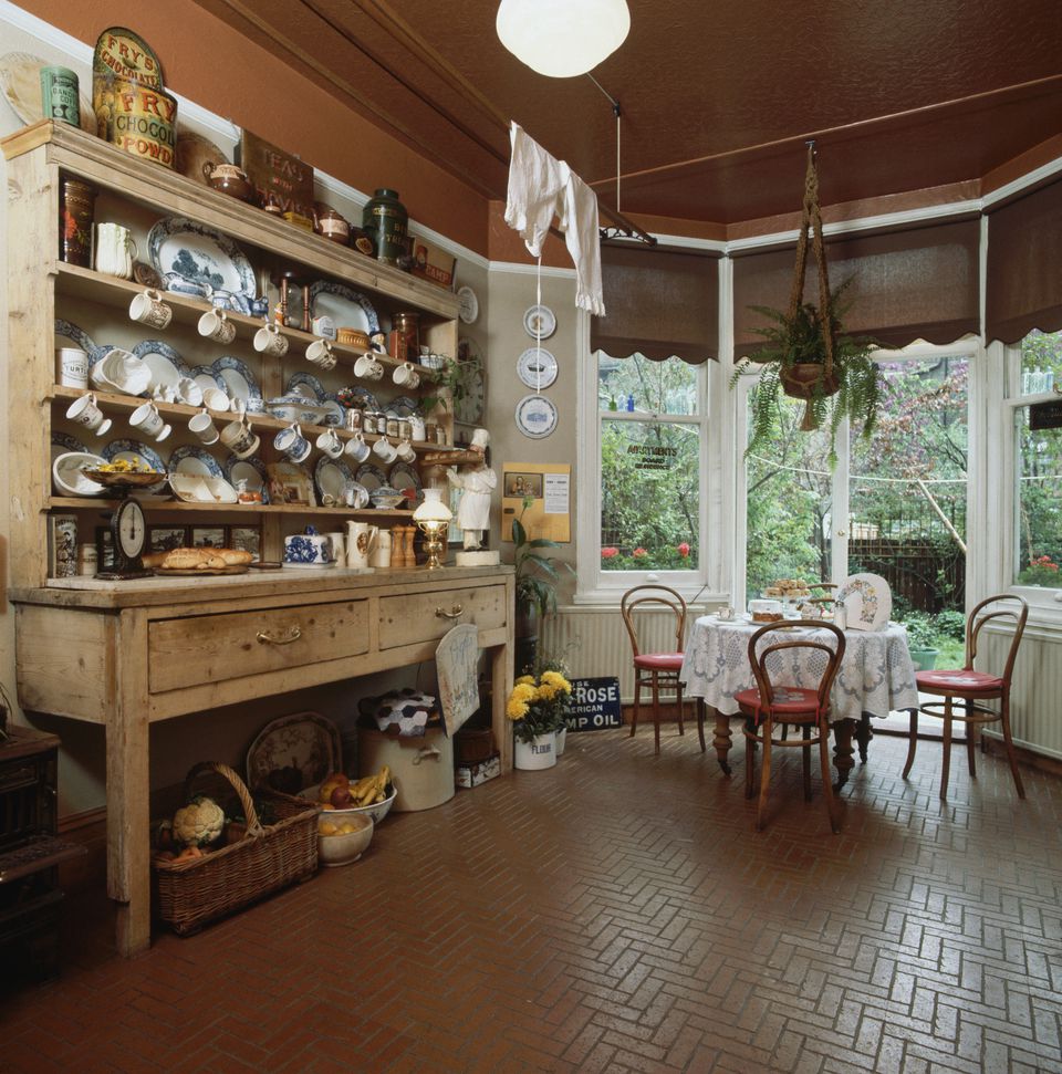 Brick Flooring Pavers In A Kitchen Environment