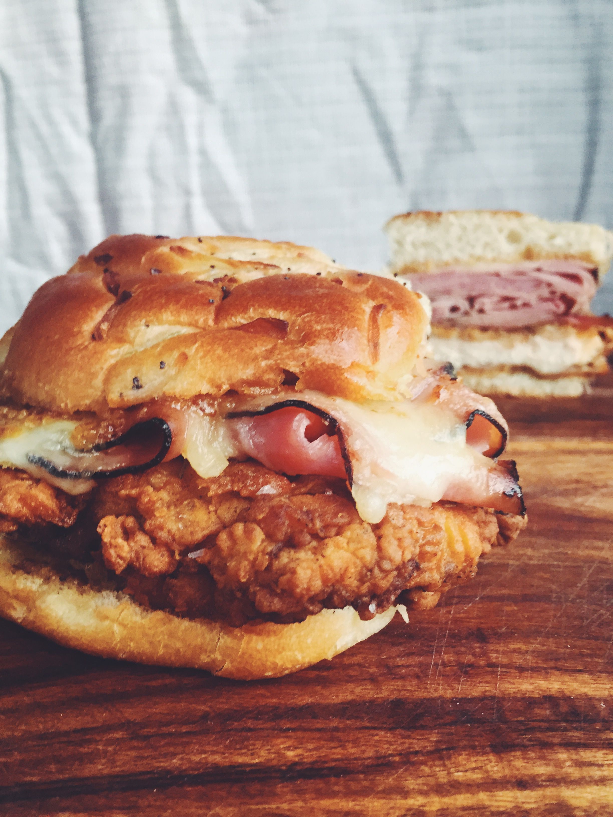 Chicken Cordon Bleu Sandwich