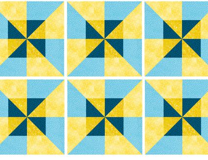 Download Easy 12" House Quilt Block Pattern