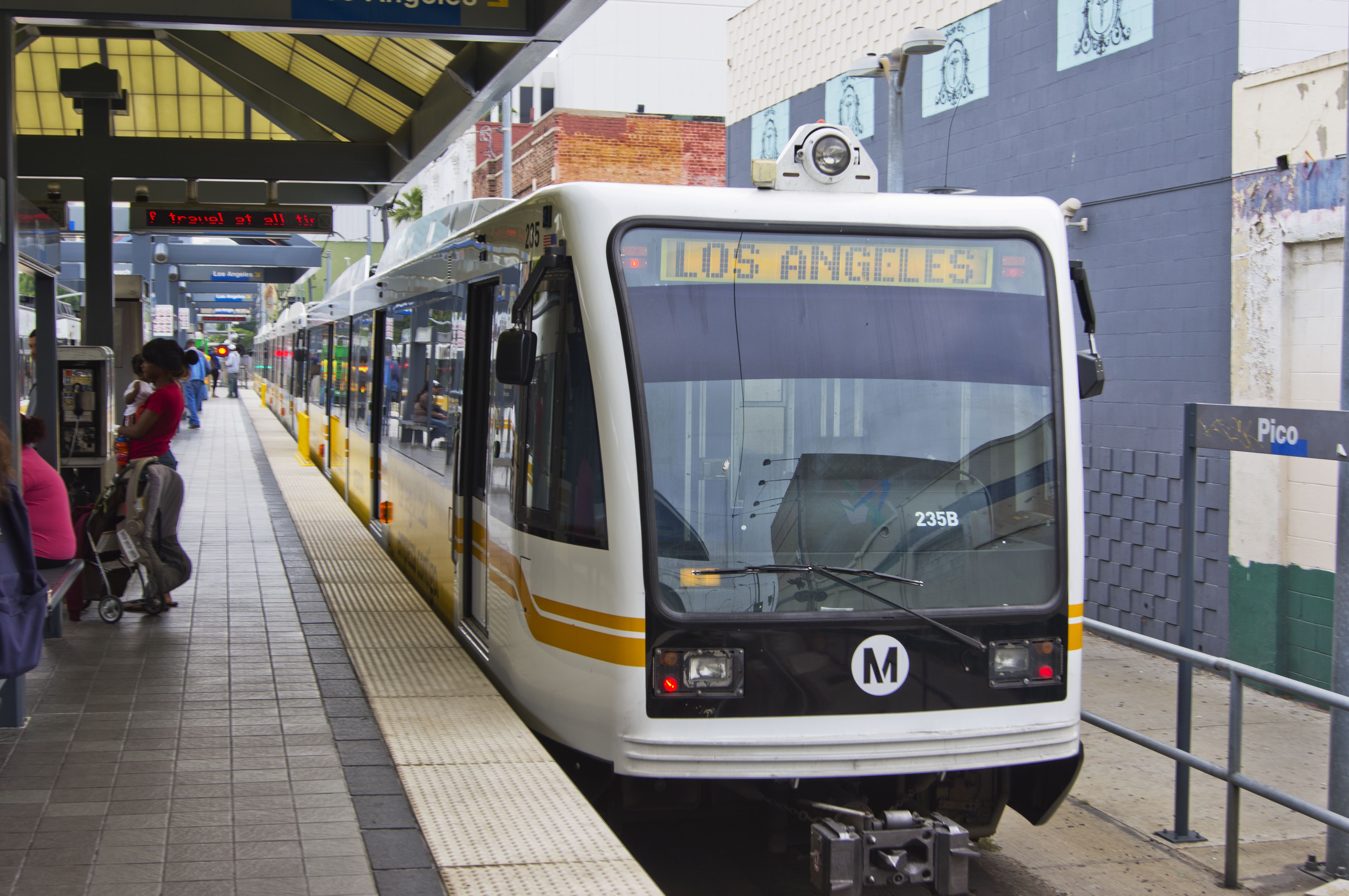 Riding the Metro in Los Angeles