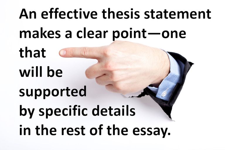 identifying effective thesis statements