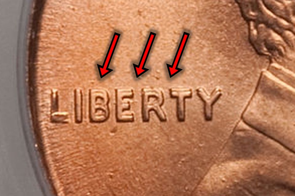 1995 Lincoln Cent Doubled Die Obverse