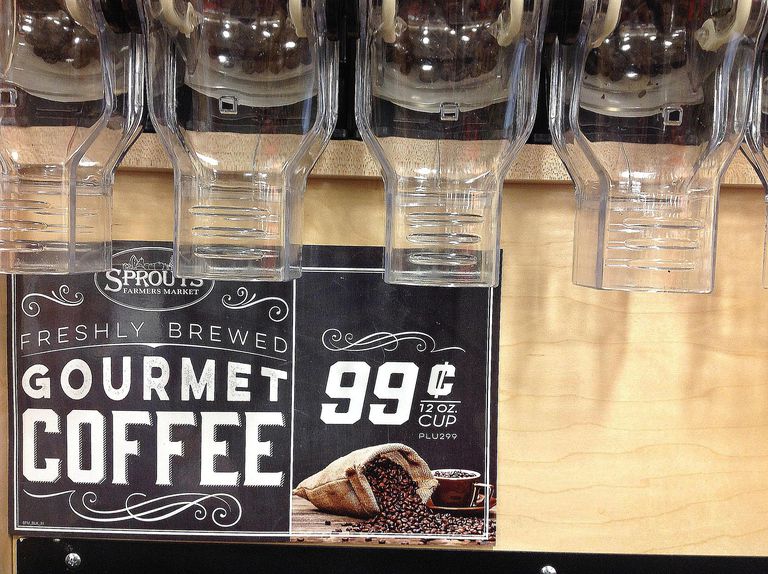 Gourmet coffee at old fashioned prices at Sprouts Farmers Market