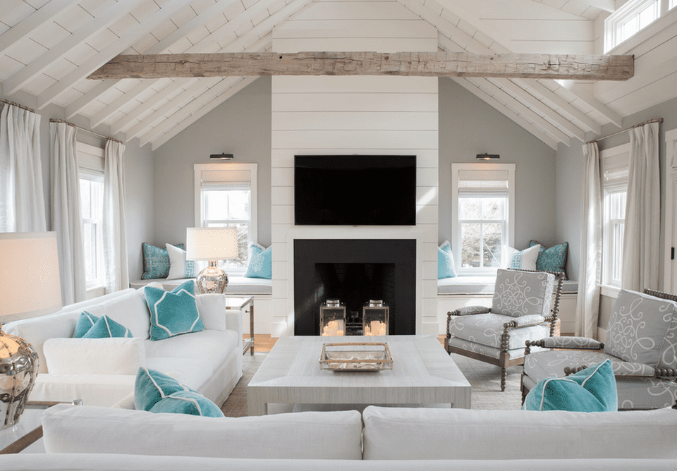 20 Beautiful Beach House Living Room Ideas