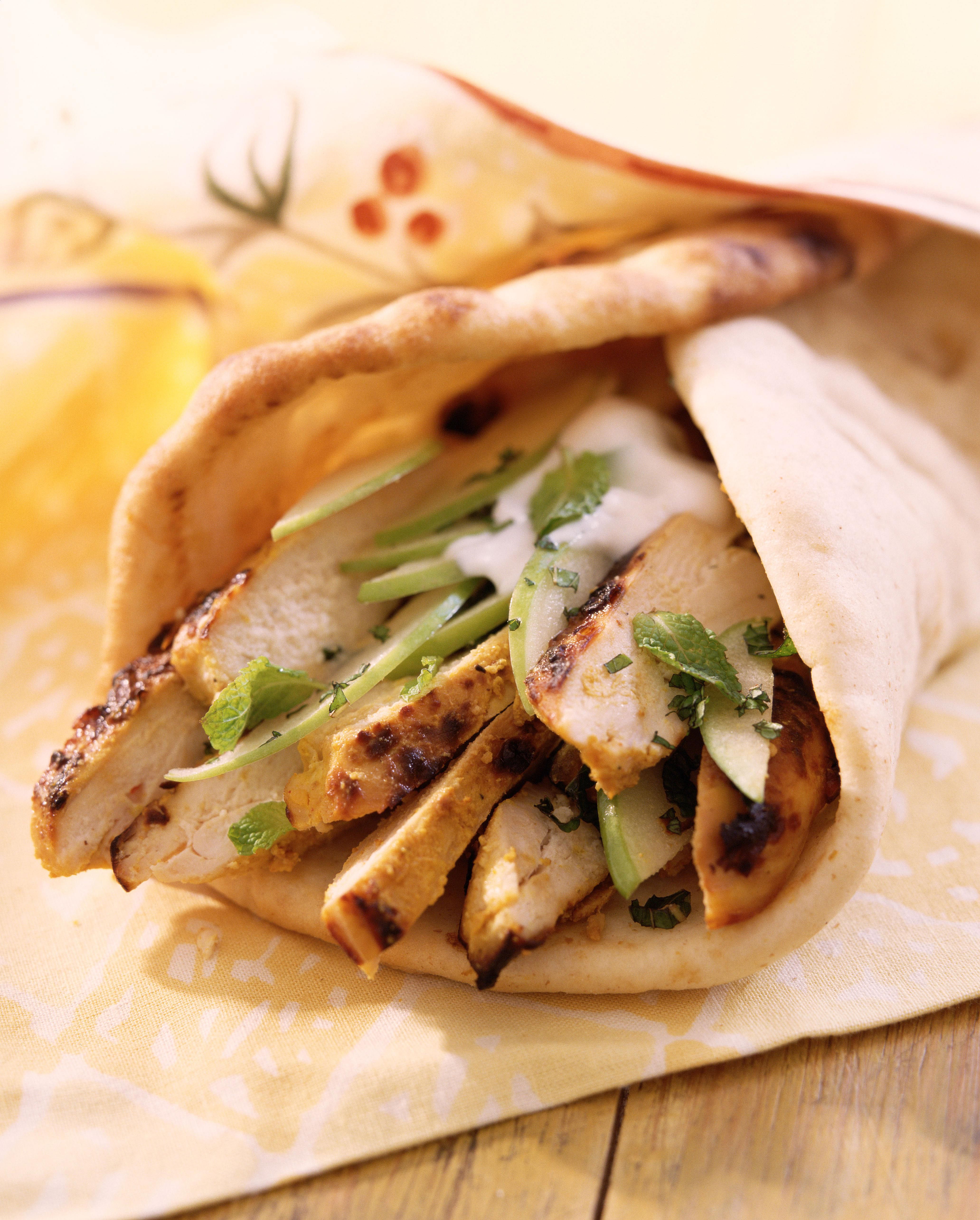 Quick and Easy Grilled Chicken Gyros Recipe