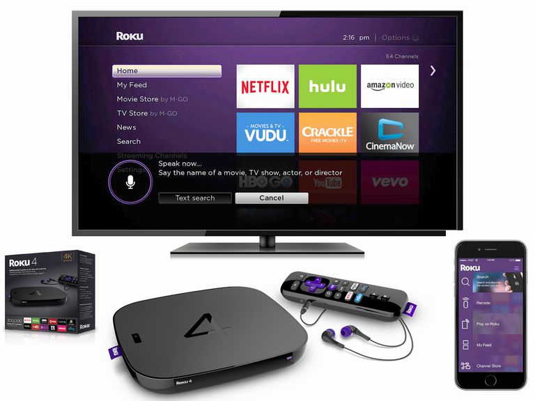 Roku Adds 4K Support With Roku 4 Streaming Media Player