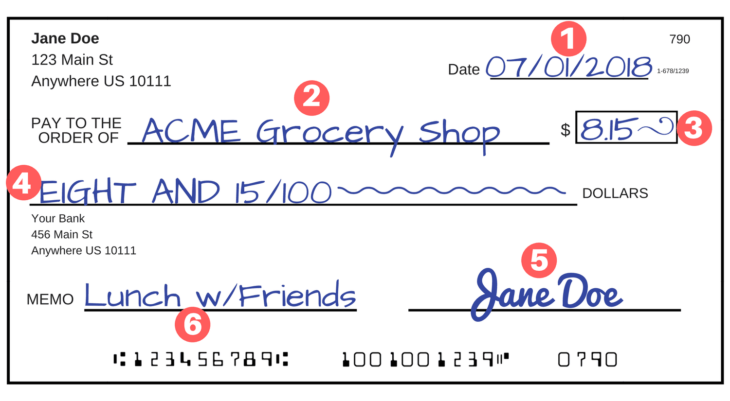 How to Write a Check: A Step-by-Step Guide
