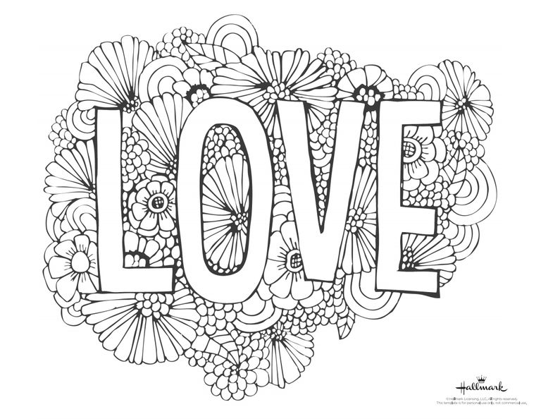 543 Free, Printable Valentine's Day Coloring Pages