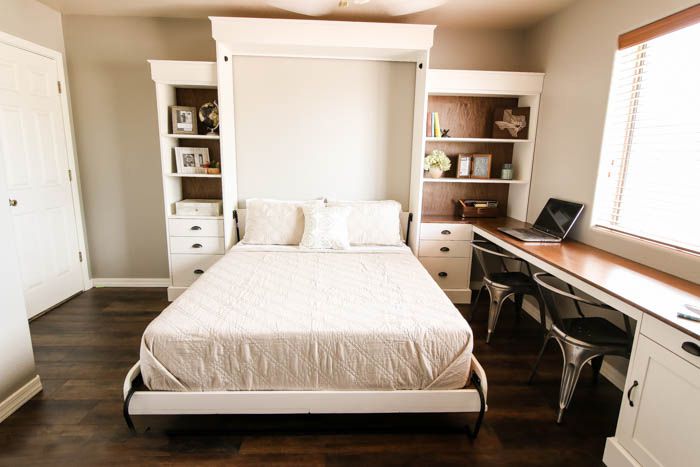 12 DIY Murphy Bed Projects For Every Budget   DIY Murphy Bed Addicted Via Smallspaces 581ce1f53df78cc2e8bbb478 