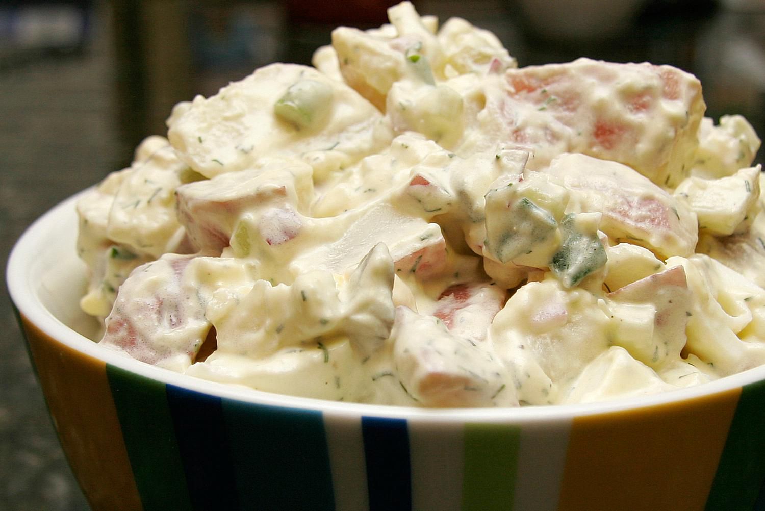 Red Potato Salad With Sour Cream and Dill Recipe