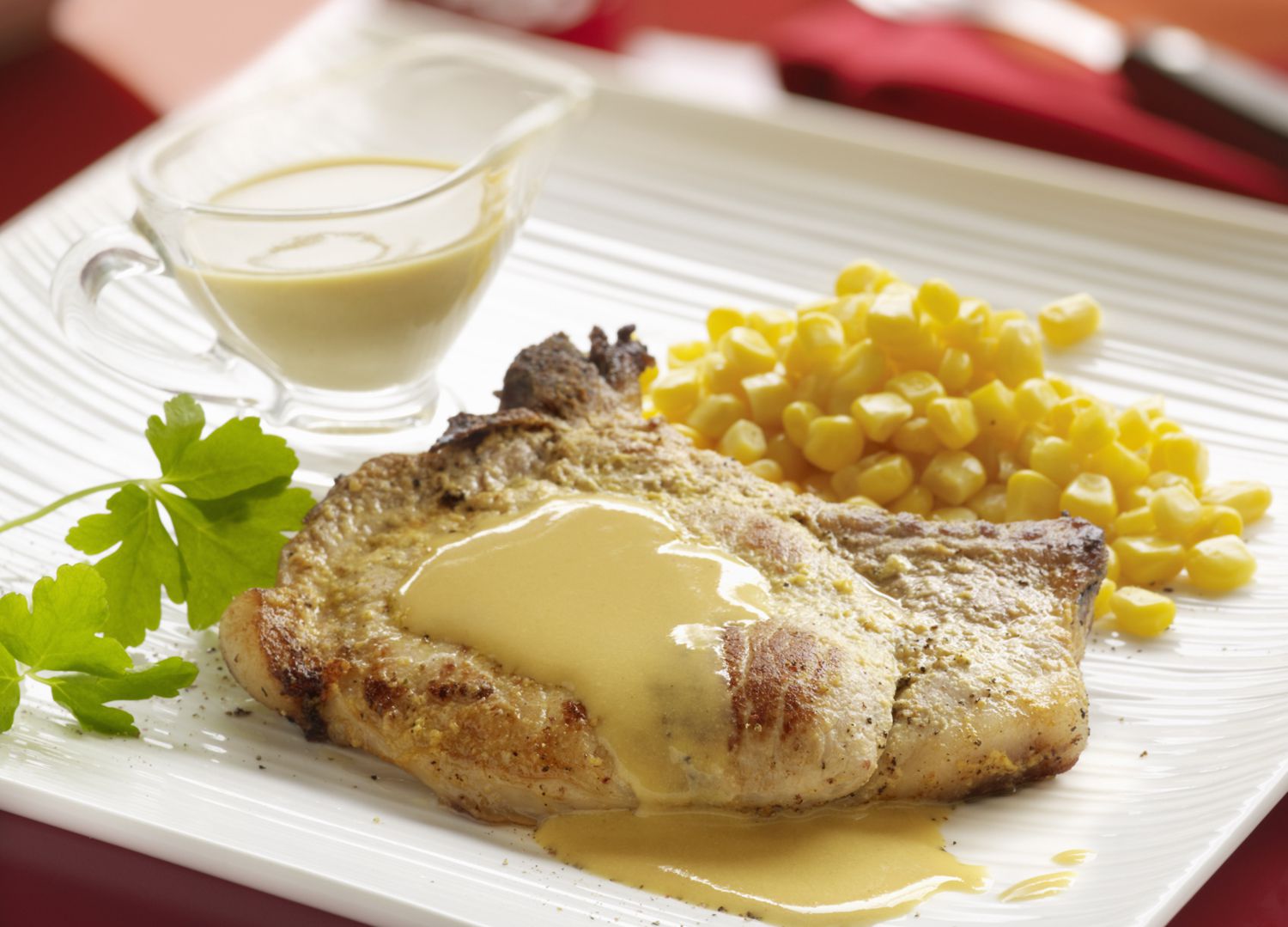 Saucy Baked Pork Chops Recipe with Ranch Sauce