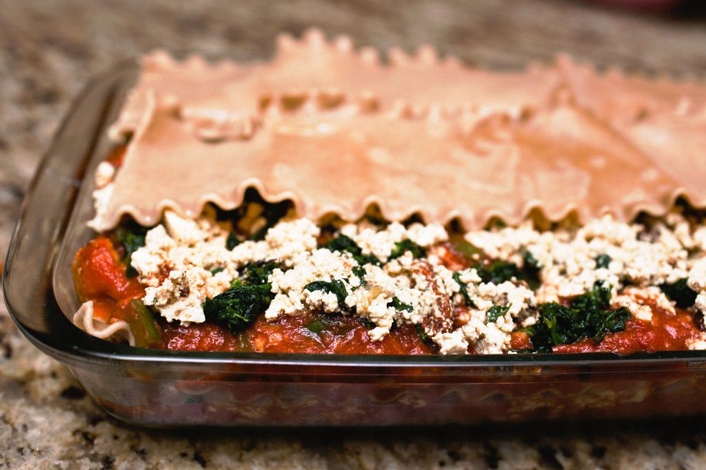 Vegan Tofu Spinach Lasagna Recipe