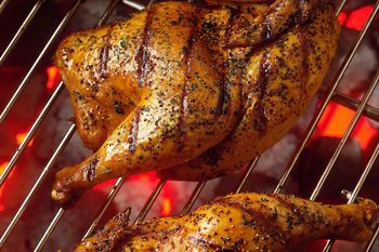 chicken quarters recipe barbecue baked Skillet Chicken Electric Barbecue Recipe