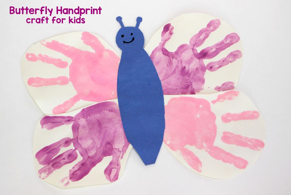 DIY: Handprint Butterfly Craft for Kids