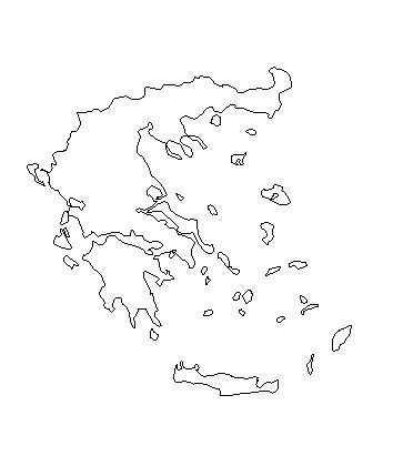 Map of Greece - a Basic Map of Greece and the Greek Isles