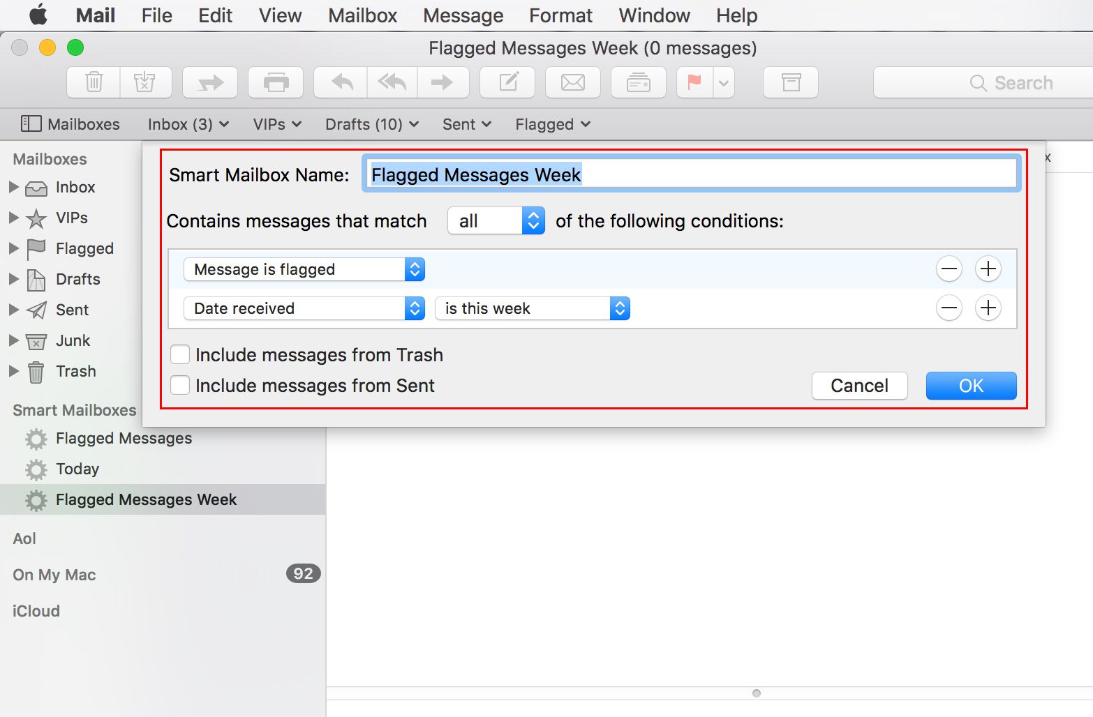 Find Messages Faster in Apple Mail With Smart Mailboxes