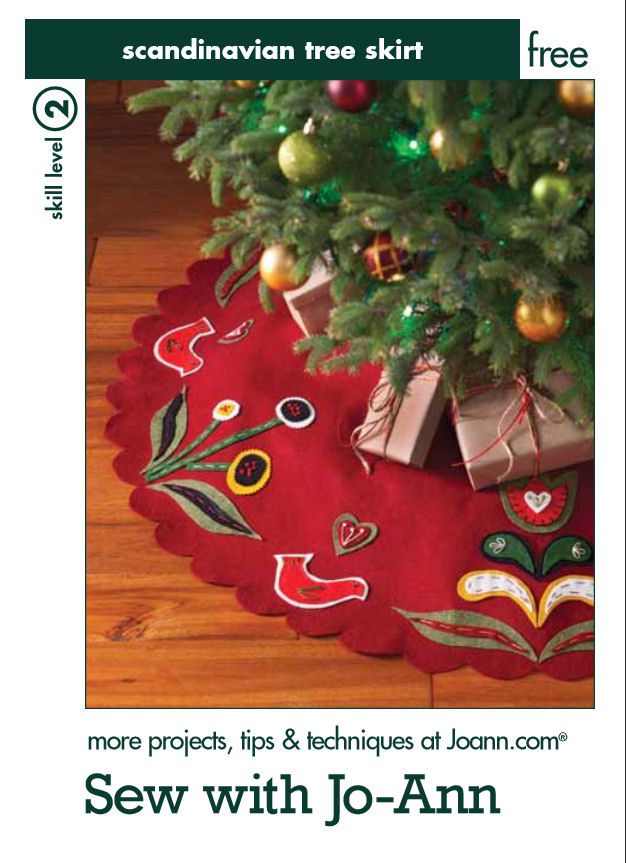 Sew Your Own Christmas Tree Skirt Free Patterns