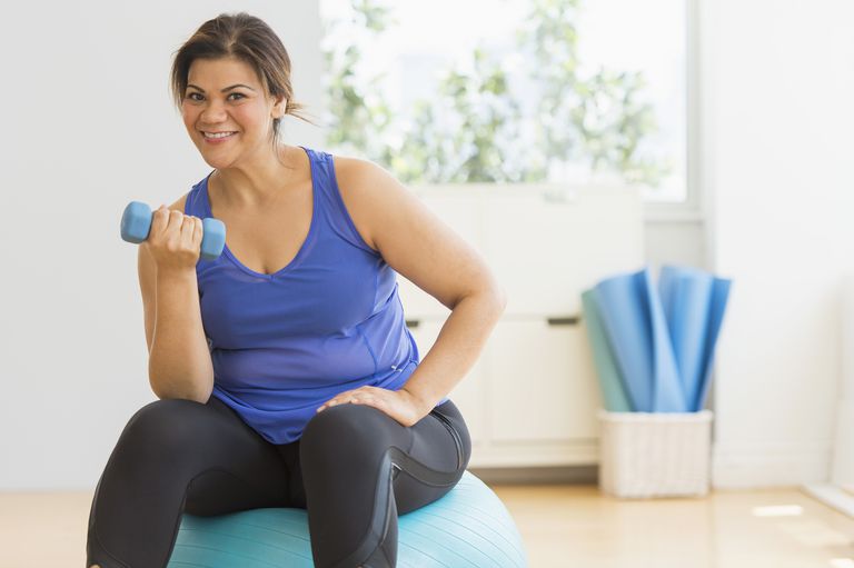 Woman Lifting Weights