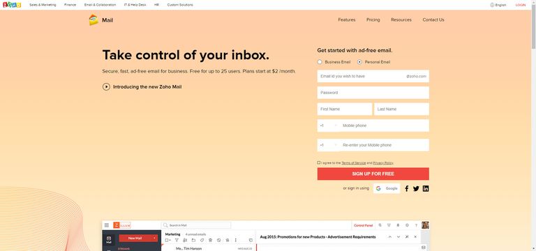 How to Get a Free Zoho Email Account