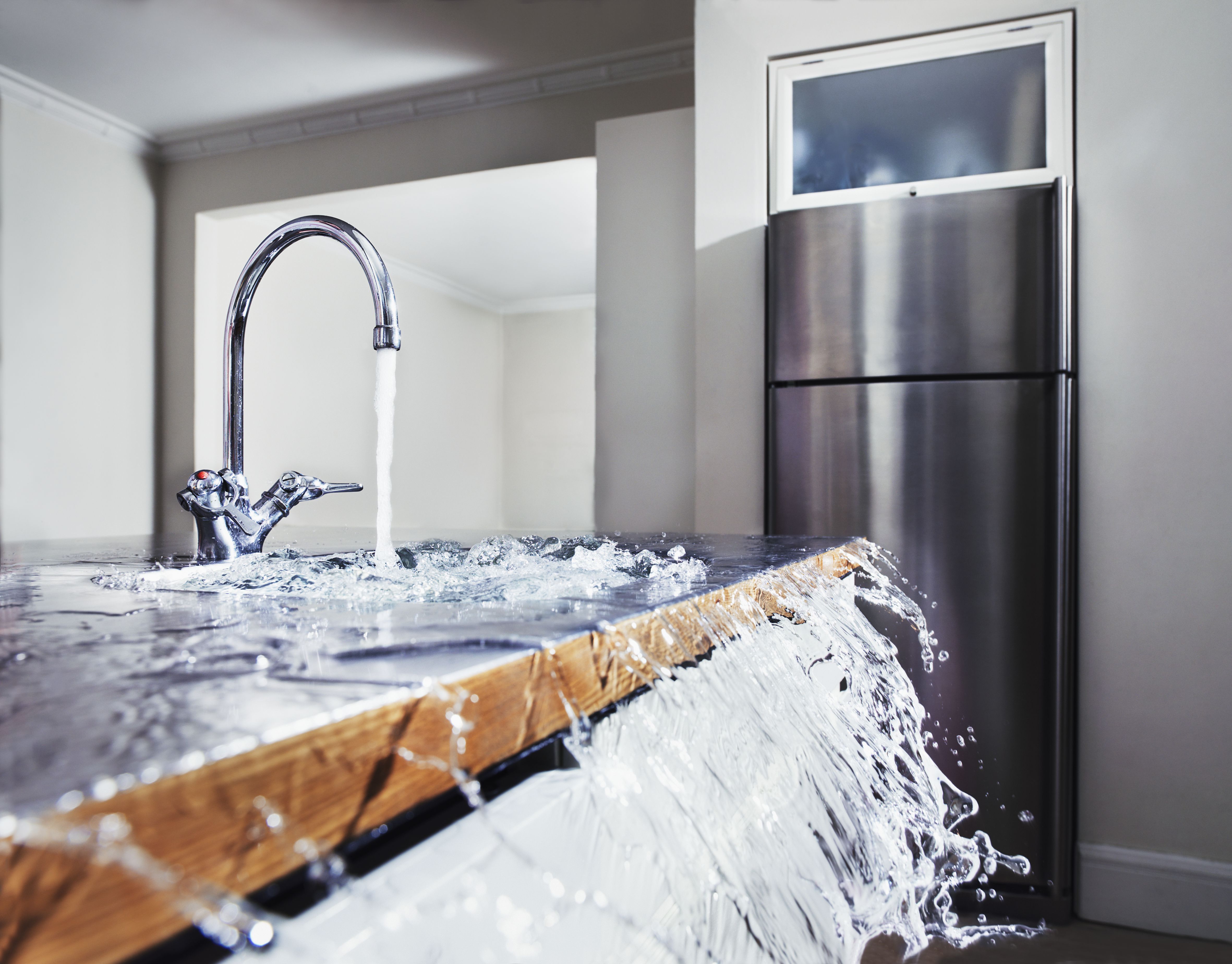 sink overflow drain clogged