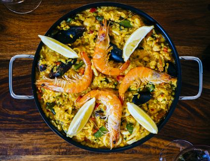 Recipe for Shrimp Paella, Peruvian Style