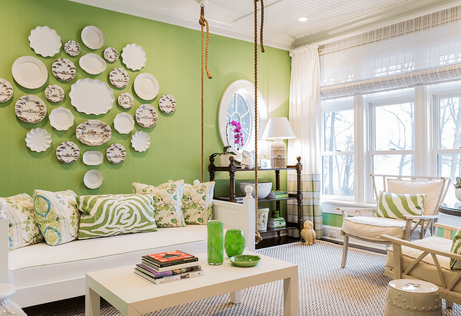  Green  Living  Room  Ideas 