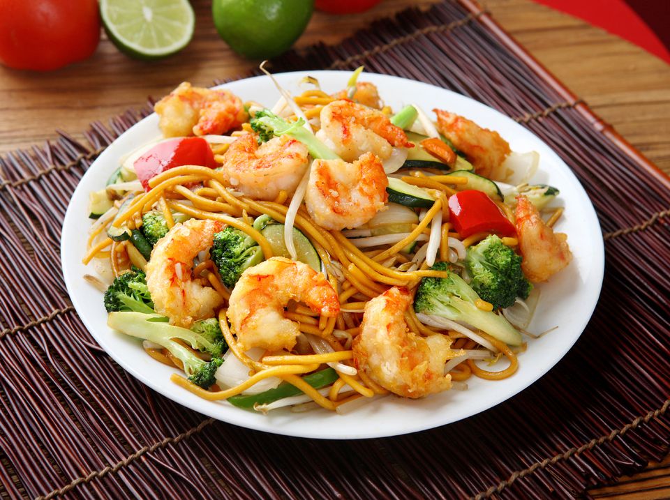 Shrimp and Garlic Noodles Recipe for Two